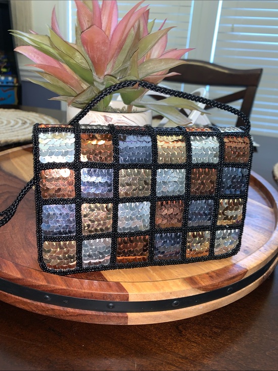 Handbags - Adorable clutch mini party bag evening bag Crossbody sequins NEW